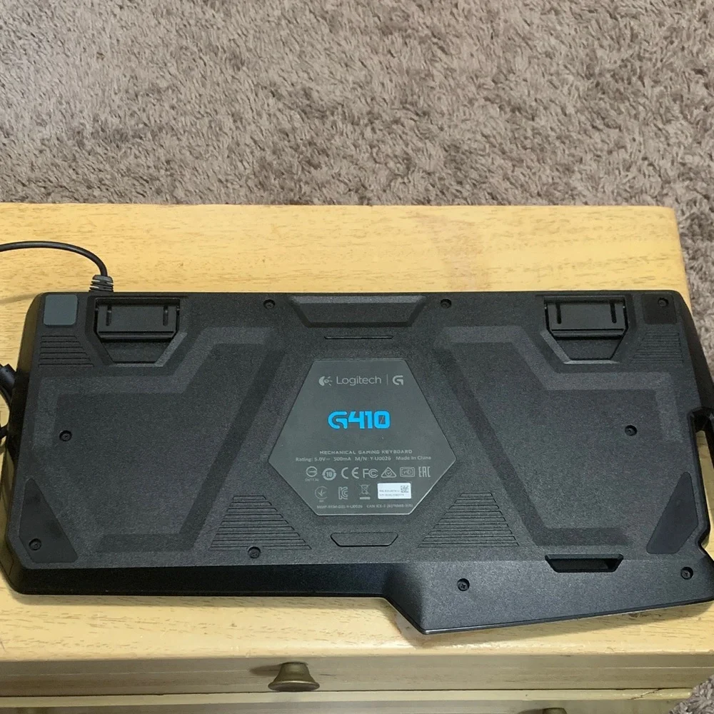 logitech G410 Black Gaming Keyboard with Wired Connection